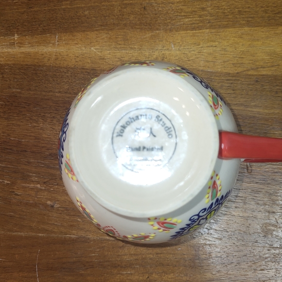 Yokohama Studios Footed Mug, Hand Painted, Flawless - Picture 2 of 6